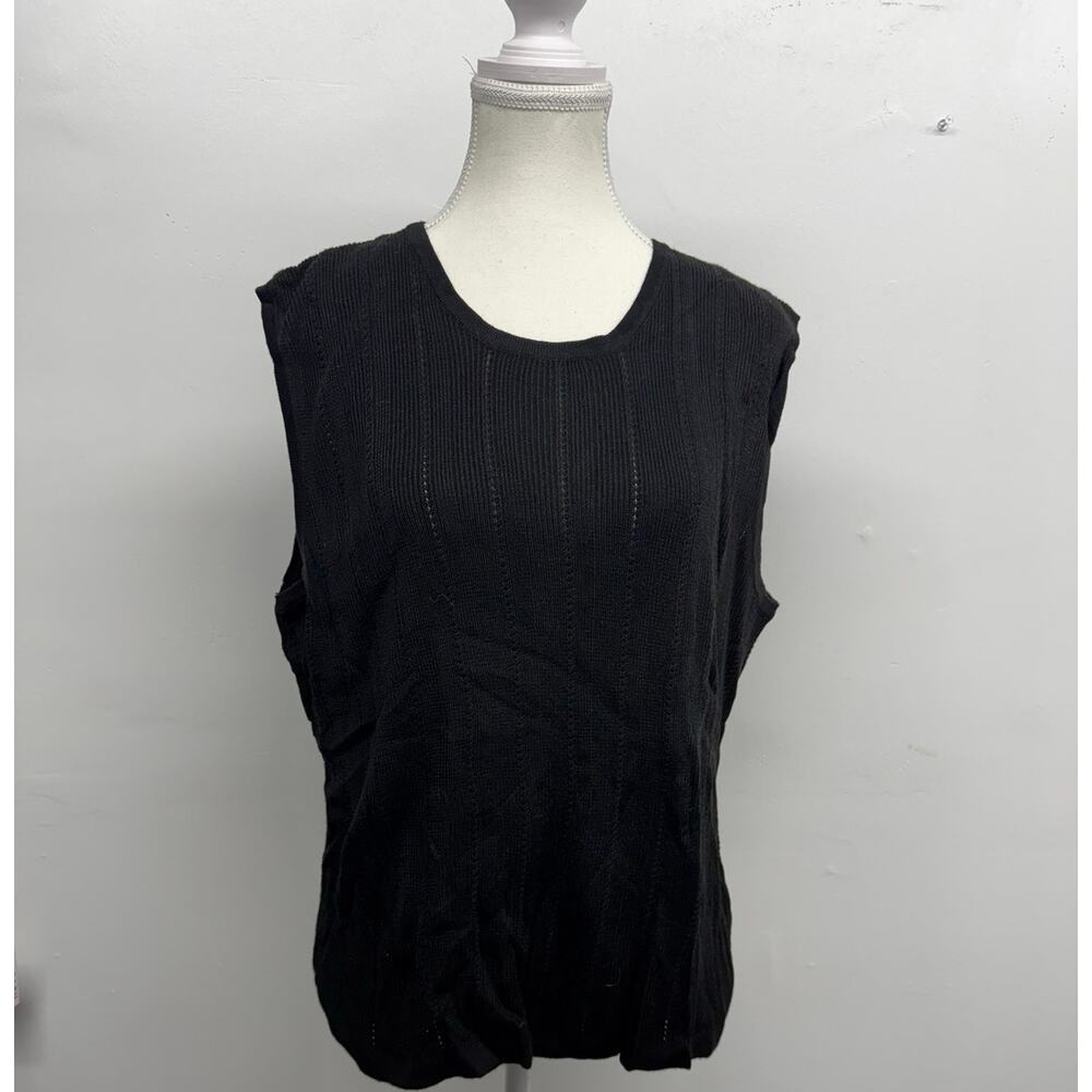 NWT Black Tanktop from Hillard & Hanson 2X